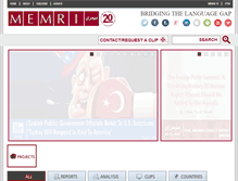 Tablet Screenshot of memri.org